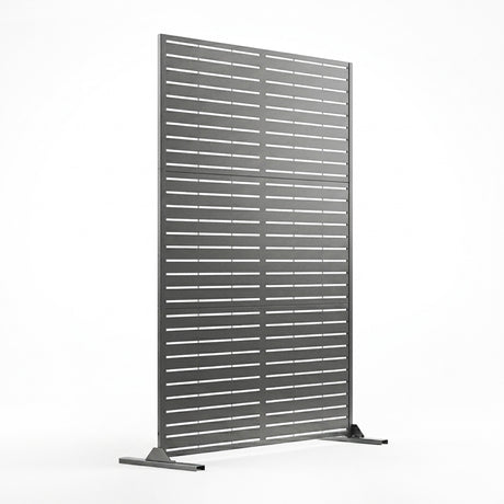 Metal Indoor/Outdoor Privacy Screen 90cm x 180cm - Slats