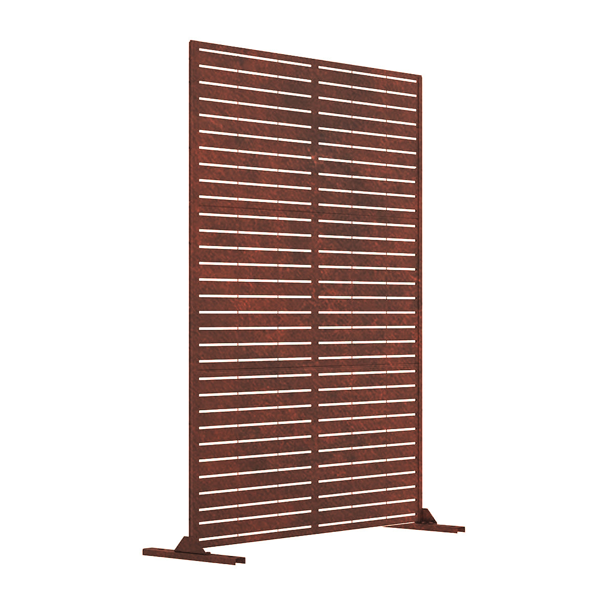 Metal Outdoor Privacy Screen 90cm x 180cm - Slats