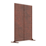 Metal Outdoor Privacy Screen 90cm x 180cm - Slats