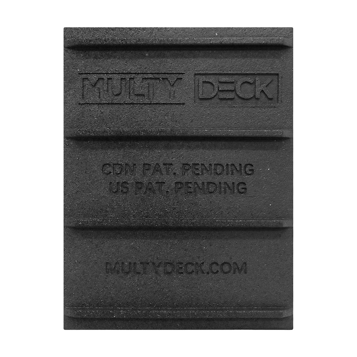 Multy Deck Recycled Rubber Decking Plate