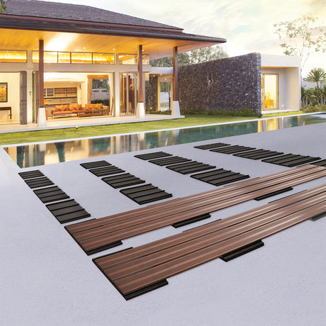 Multy Deck Recycled Rubber Decking Plate