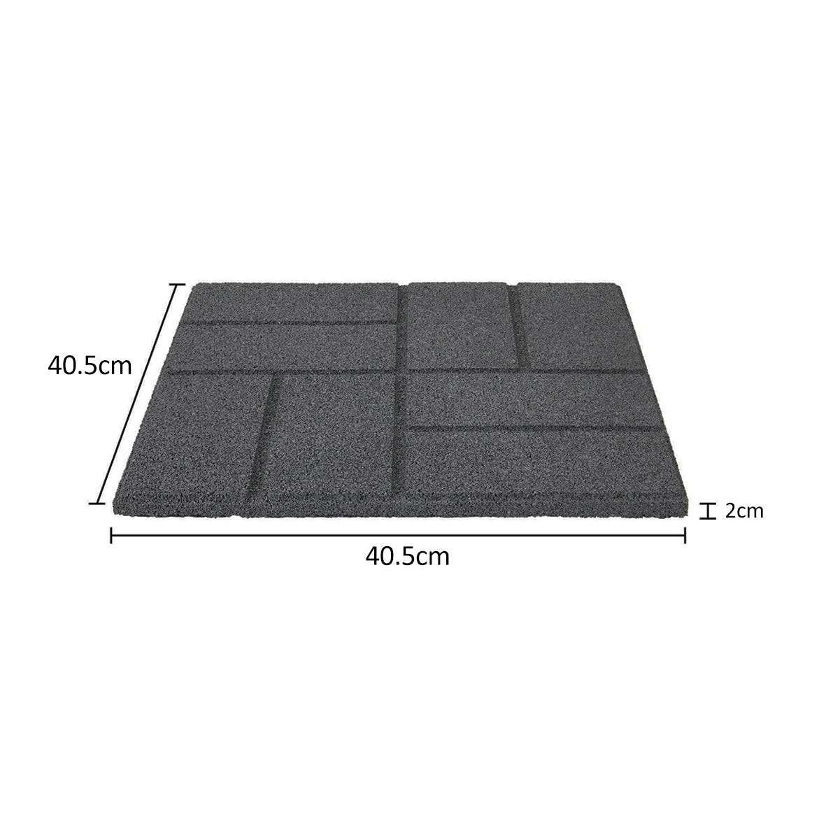 Reversable Garden Stepping Stones Decking Paver 40x40cm