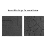 Reversable Garden Stepping Stones Decking Paver 40x40cm