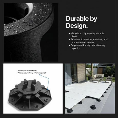 Adjustable Pedestal Support for Paving