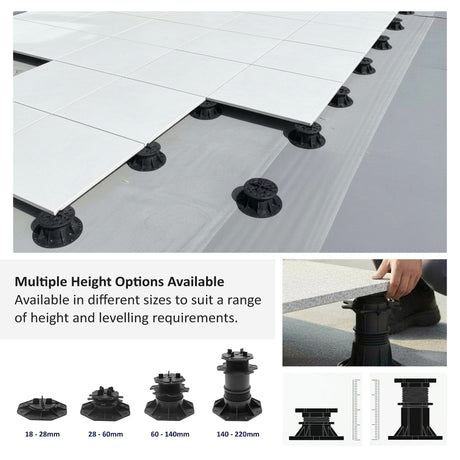 Adjustable Pedestal Support for Paving