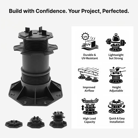 Adjustable Pedestal Support for Paving