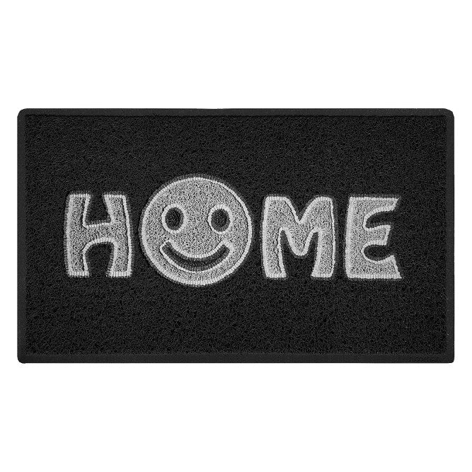 Home Smile Inlay Embossed Doormat