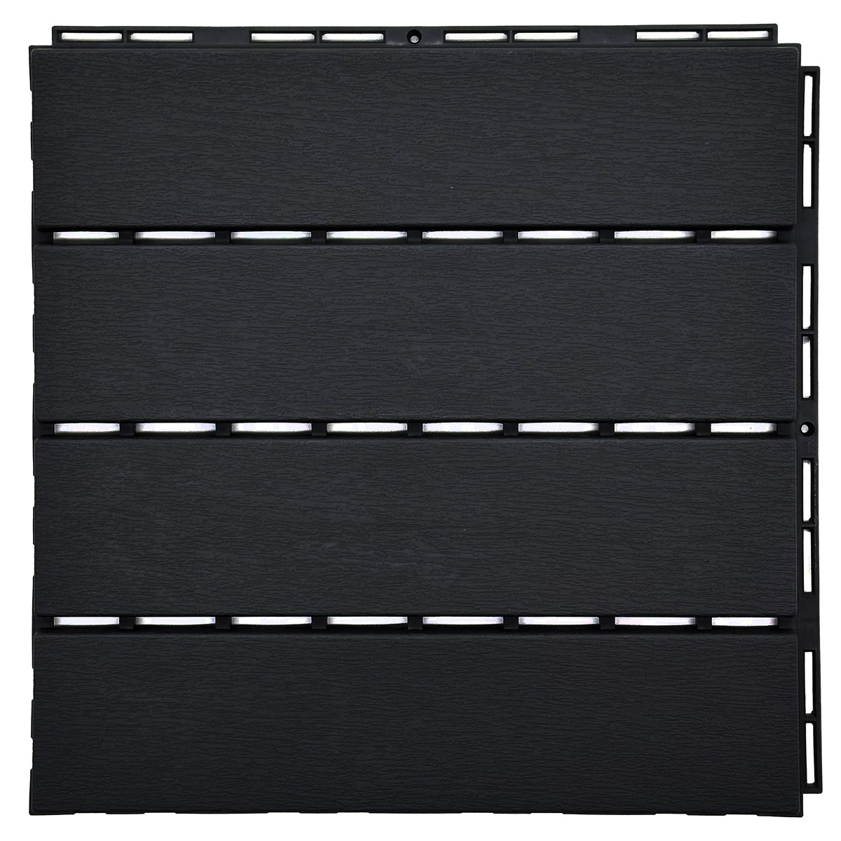Pack of 12 Polydeck PVC Decking Tiles - Black – Nicoman.co.uk