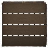 Pack of 12 Polydeck PVC Decking Tiles - Brown