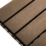 Pack of 12 Polydeck PVC Decking Tiles - Brown