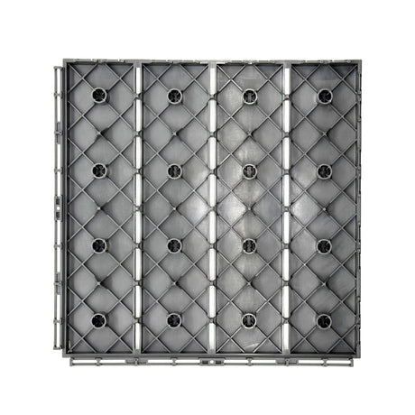 Pack of 12 Polydeck PVC Decking Tiles - Grey