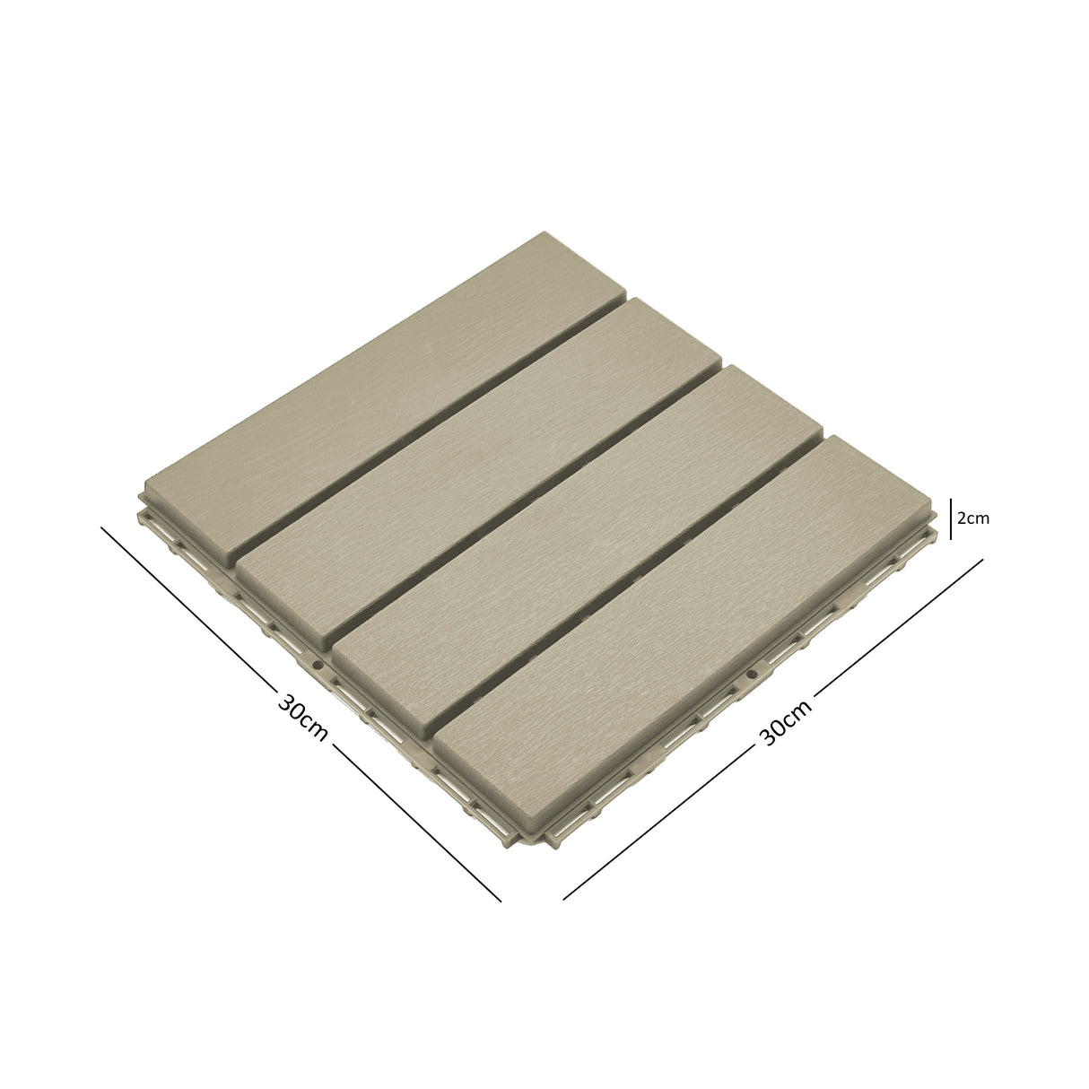 Polydeck PVC Decking Tiles