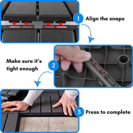 Polydeck PVC Decking Tiles