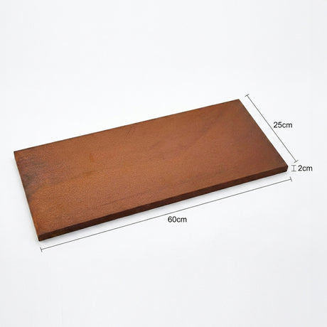 Pre-Rusted Metal Stepping Stones – Garden Pathway Paving Slabs
