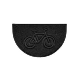 Cycle Embossed Halfmoon Spaghetti Indoor/Outdoor Doormat