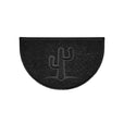 Cactus Embossed Halfmoon Spaghetti Indoor/Outdoor Doormat