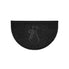 Cat Embossed Halfmoon Indoor/Sheltered Outdoor Spaghetti Doormat