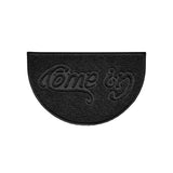 Come In Embossed Halfmoon Spaghetti Indoor/Outdoor Doormat