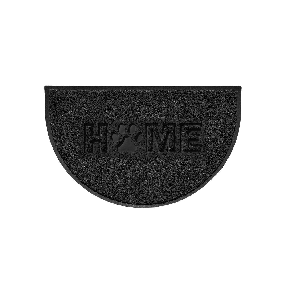 Home Paw Embossed Halfmoon Spaghetti Indoor/Outdoor Doormat