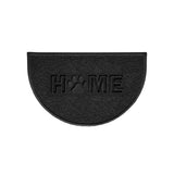 Home Paw Embossed Halfmoon Spaghetti Indoor/Outdoor Doormat