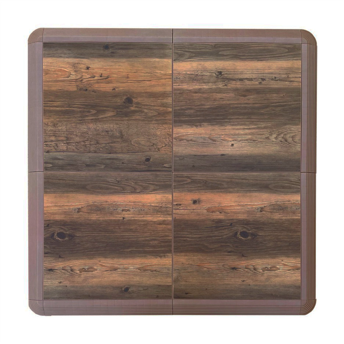 Portable Modular Wooden Effect Floor Kit - Large Tile 46cm x 46cm