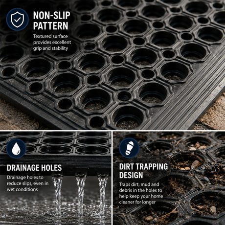 Heavy Duty Rubber Ring Floor Mat