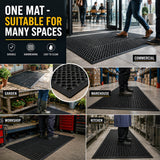 Heavy Duty Entrance Mat - Rubber Ring Floor Mat