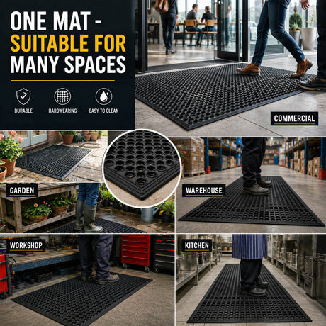 Heavy Duty Rubber Ring Floor Mat