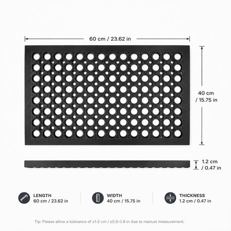 Heavy Duty Entrance Mat - Rubber Ring Floor Mat