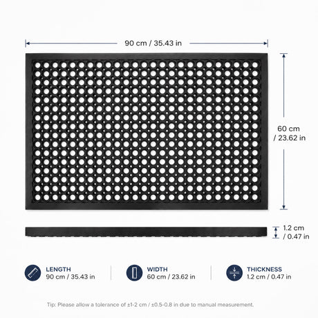 Heavy Duty Entrance Mat - Rubber Ring Floor Mat