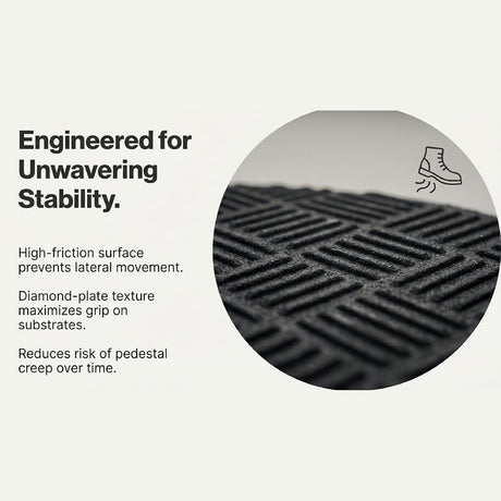 Rubber Base Pads for Decking Pedestals