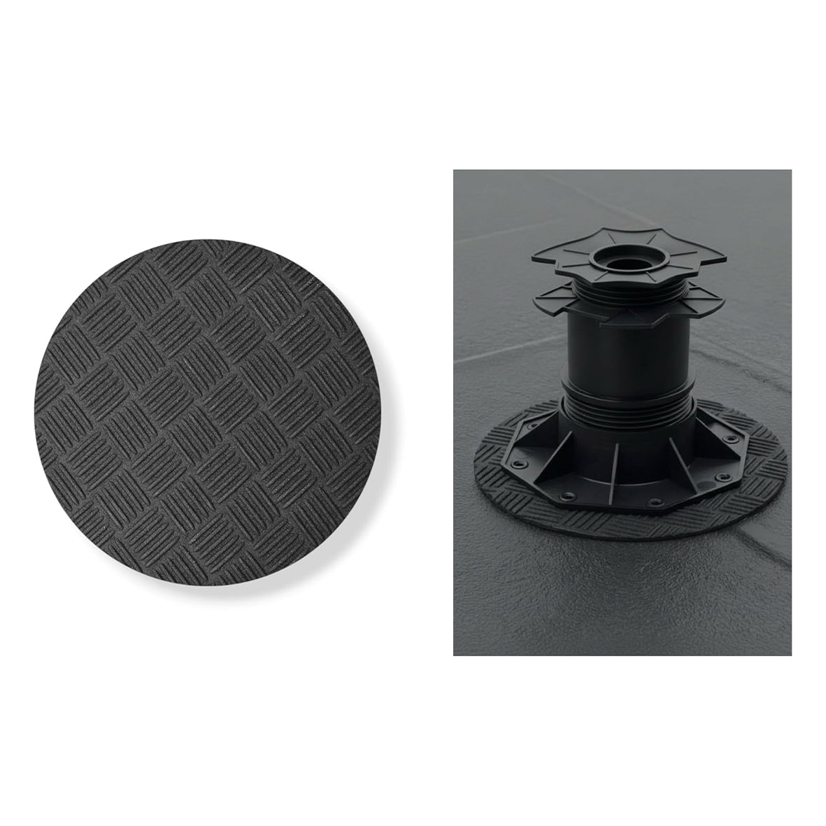 Rubber Base Pads for Decking Pedestals