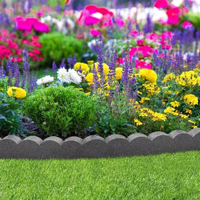 scallop garden border grey