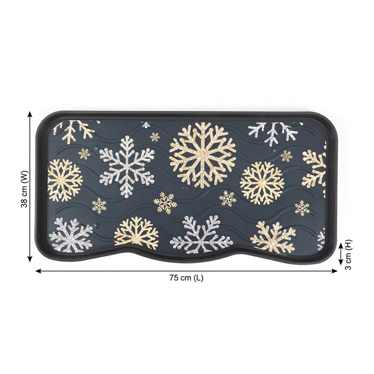 Shoes, Boots & Wellies Tray - Snowflakes