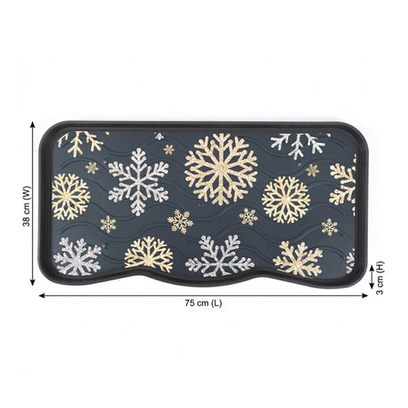 Shoes, Boots & Wellies Tray - Snowflakes