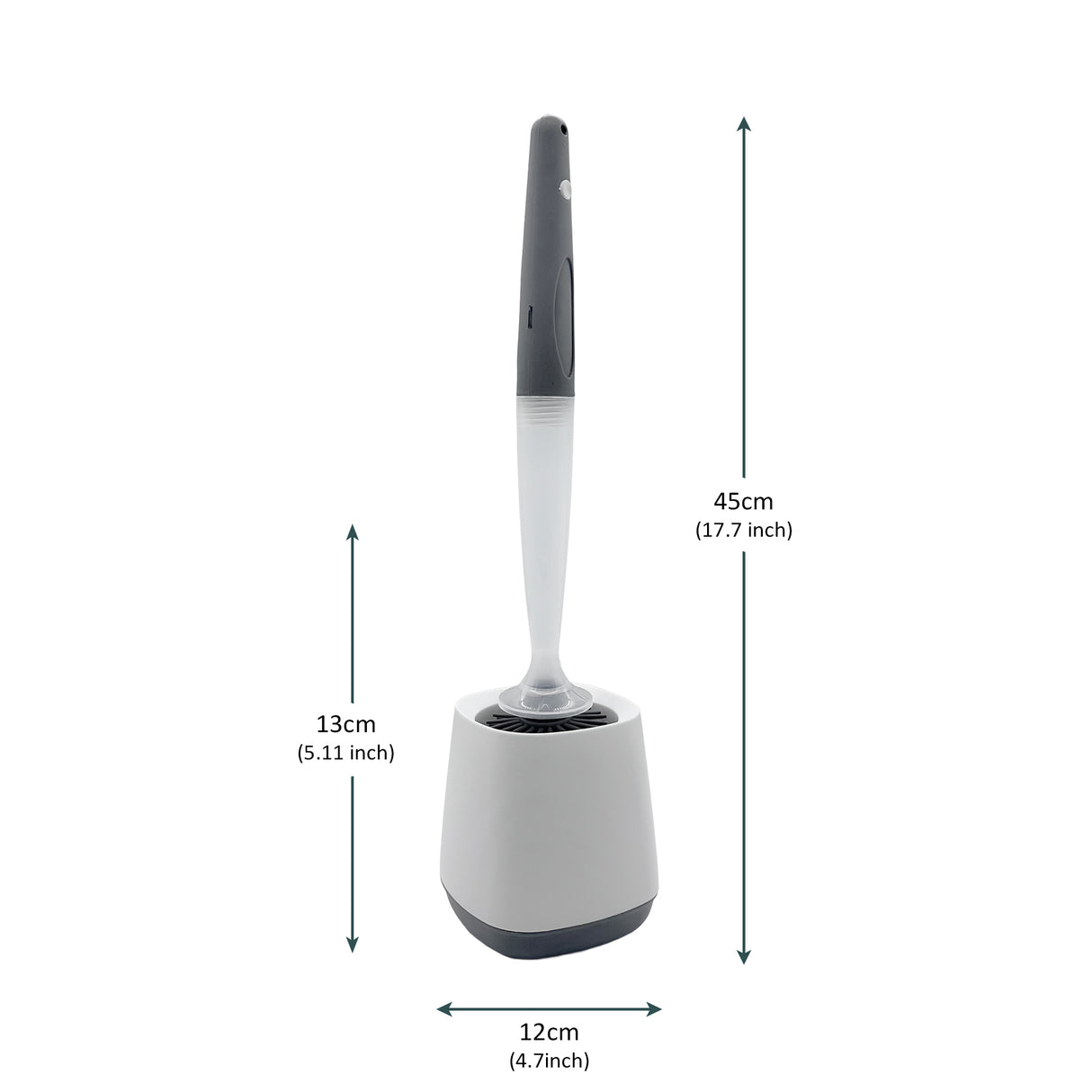 Toilet Brush with Bleach Dispensing Handel