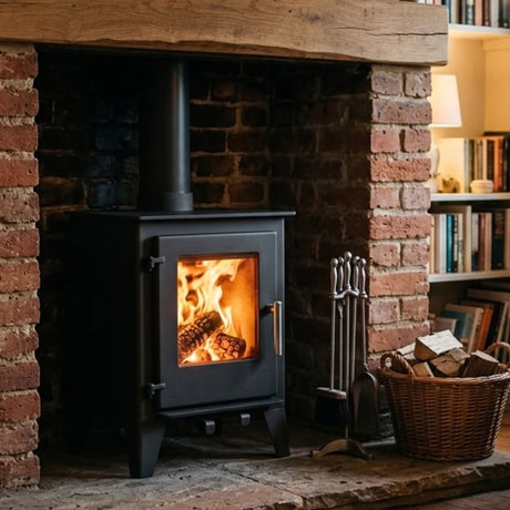 5kW Steel Defra Approved Multi-Fuel Burning Stove - ST001