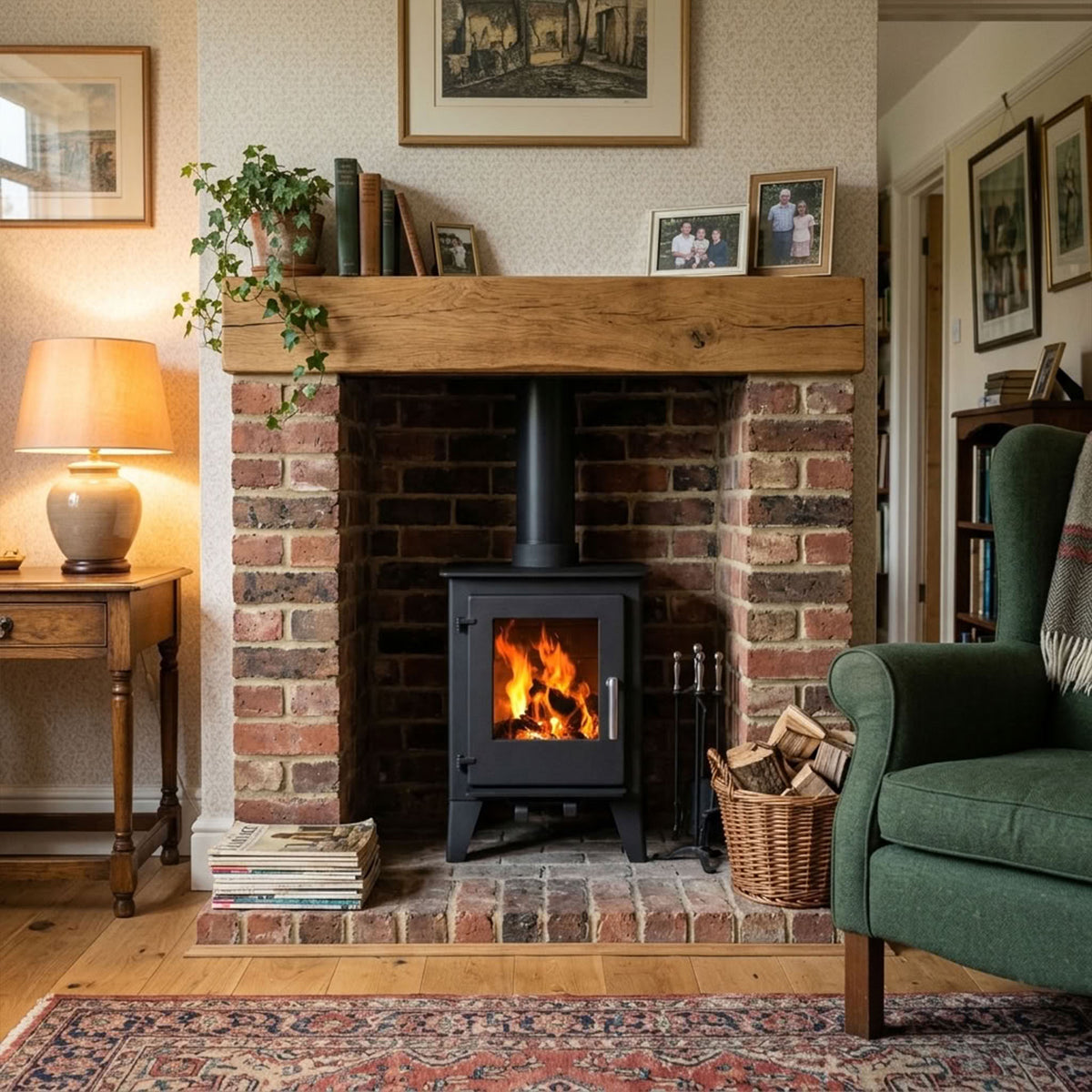5kW Steel Defra Approved Multi-Fuel Burning Stove - ST001