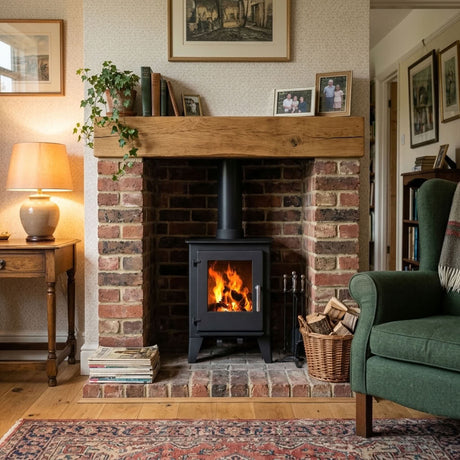 5kW Steel Defra Approved Multi-Fuel Burning Stove - ST001