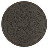 Nicoman Brown Reversible Scroll Stepping Stone