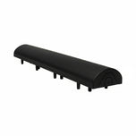 Black ski balance bar on a white background