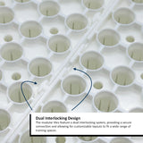 Nicoman Snowboard Training Mat Set for Off Snow Practice