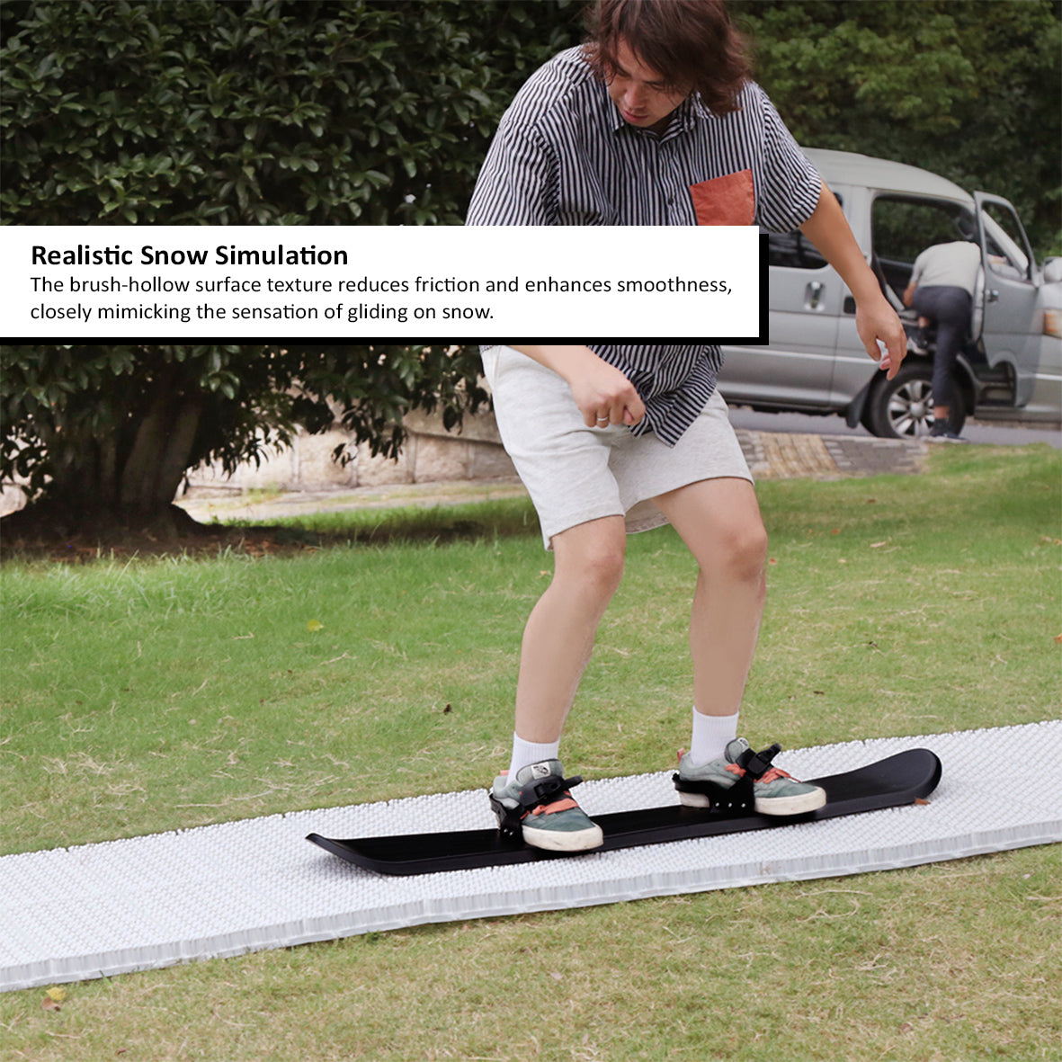 Nicoman Snowboard Training Mat Set for Off Snow Practice