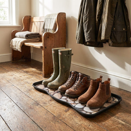 Shoes, Boots & Wellies Tray - Stones