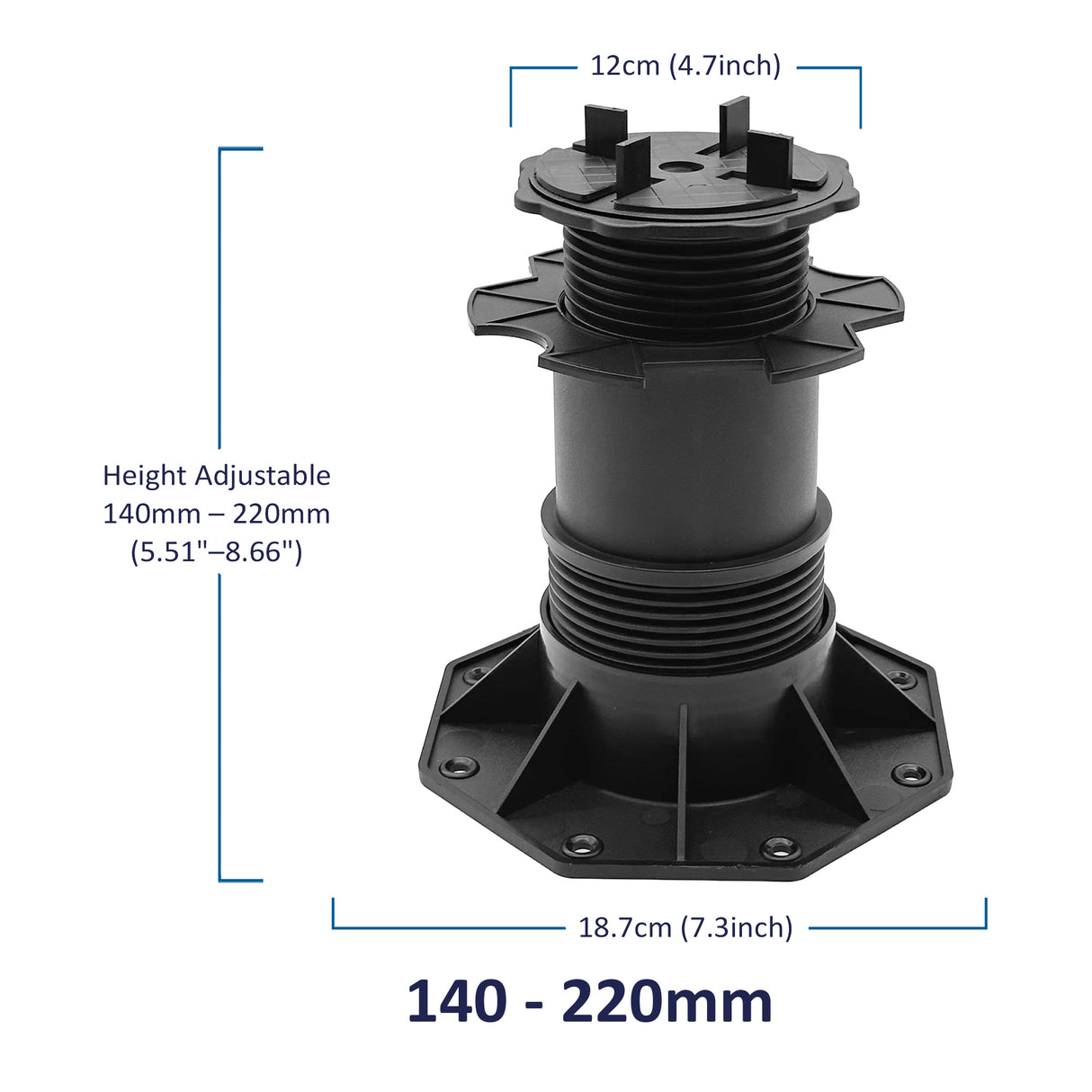 Adjustable Pedestal Support for Paving