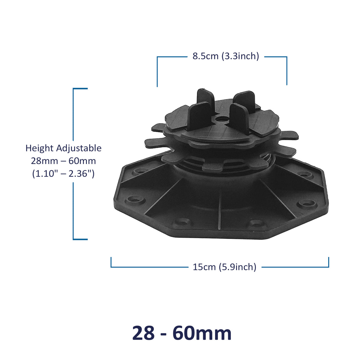 Adjustable Pedestal Support for Paving