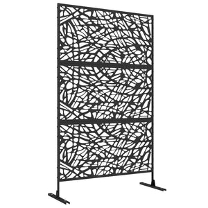 Metal Screen Twisted Lines 122cm