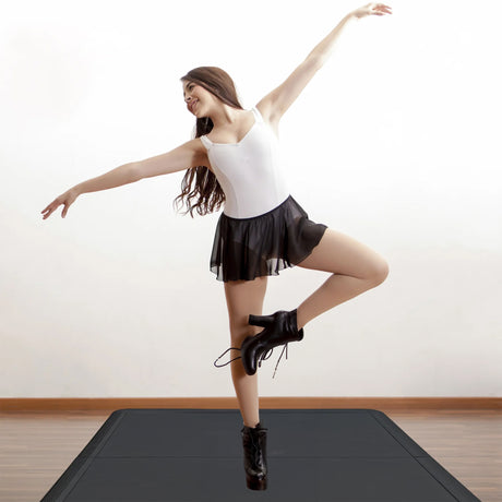 Black Wood Grain Portable Modular Floor Kit 46cm x 46cm