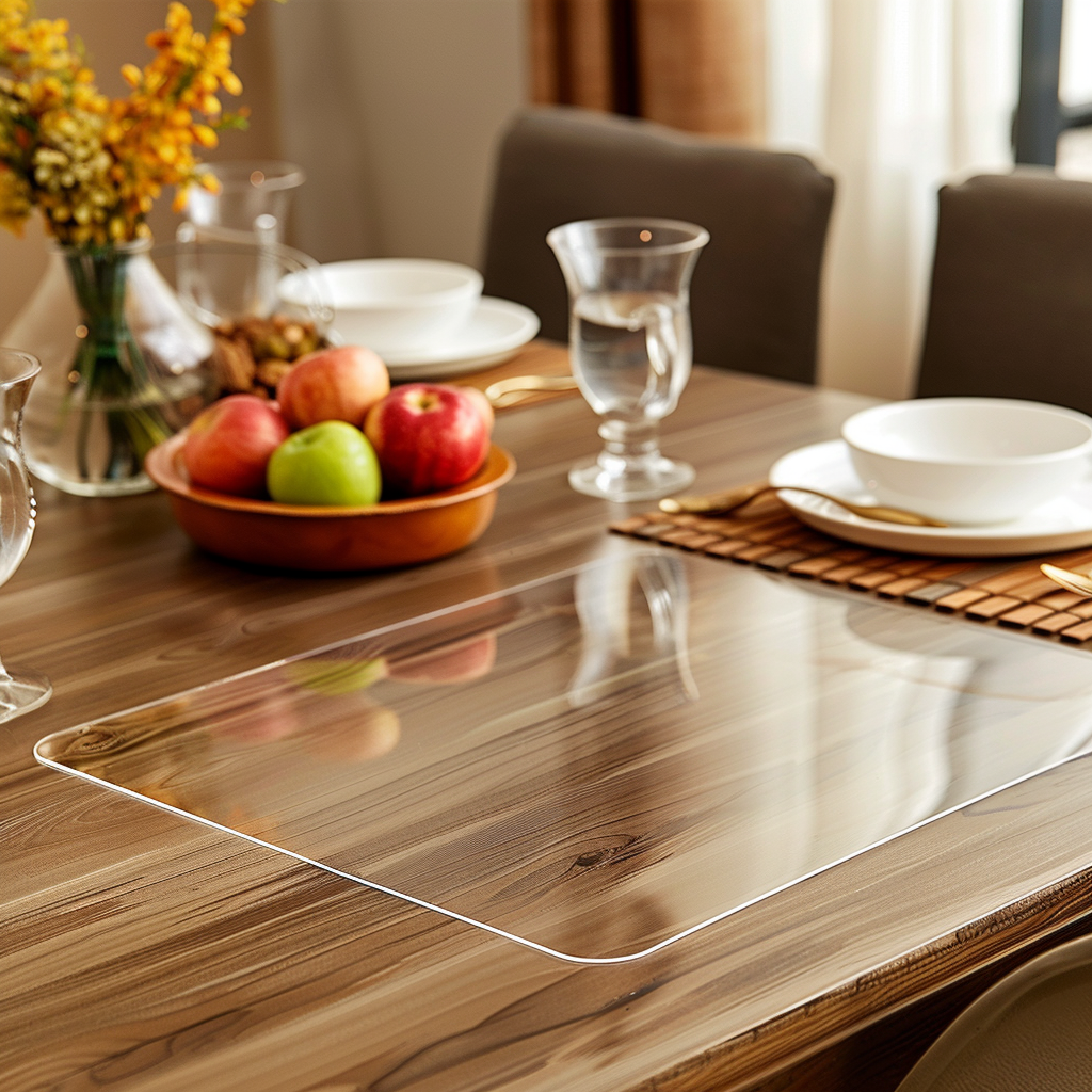 PVC Clear Dining Table Mat Table Cover