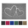 Heart pattern doormat